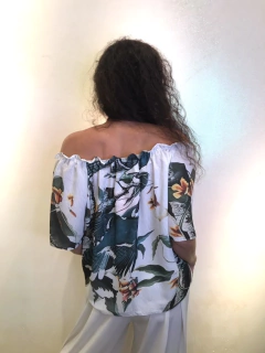 Blusa Cigana Crepe Birds - comprar online