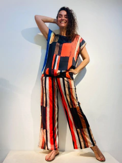 Calça Reta Jersey Klee - comprar online