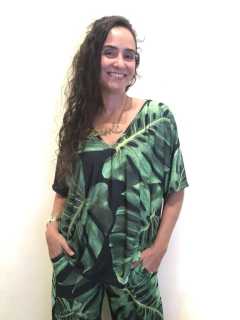 Camiseta Morcego Jersey Costela de Adão - comprar online