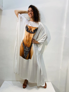 Vestido Maxi Longo Cetim Mulata - online store