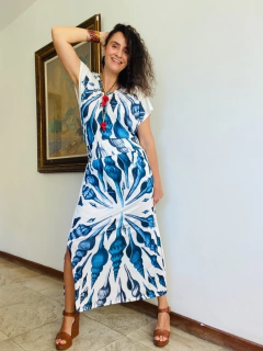 Camiseta Kaftan Jersey Concha Azul - buy online