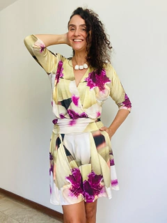 Macaquinho Sereia Jersey Orquidea Branco