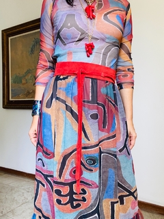 Blusa Pele Tule Paul Klee Rosa - comprar online