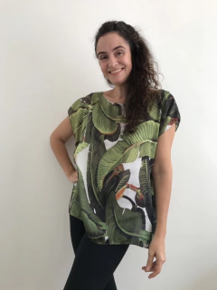 Camiseta Kaftan Cetim Bananeira  - comprar online