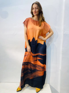 Vestido Kaftan Longo Rio Dourado - buy online