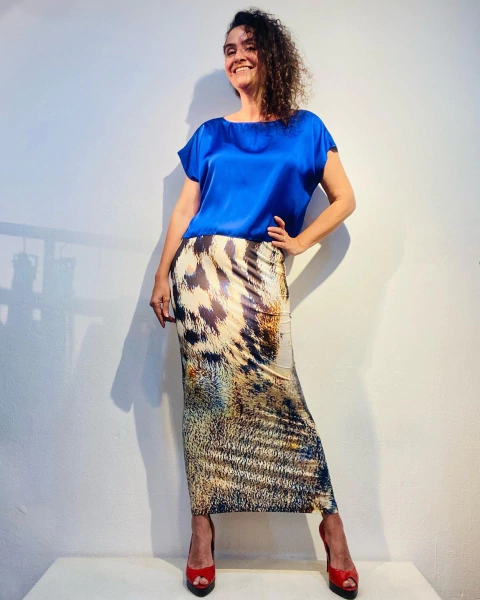 Saia Reta Malha Onça