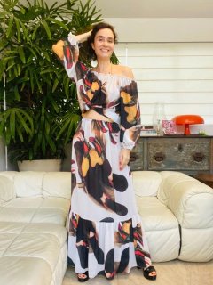 Image of Blusa Cigana Bufante Chiffon Tucano