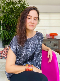 Camiseta Kaftan Cetim Teia dos Sonhos - comprar online