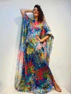 Imagem do Vestido Maxi Longo Paetê Colori