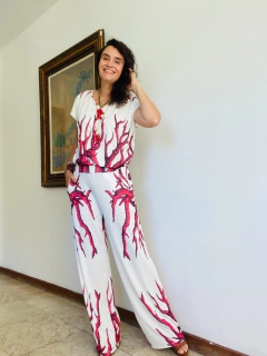 Imagem do Camiseta Kaftan Jersey Coral