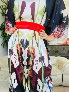 Vestido Maxi Curto Cetim Ganesha - comprar online