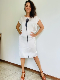 Vestido Kaftan Cetim Microfone on internet