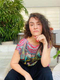 Camiseta Kaftan Cetim Marmorizado