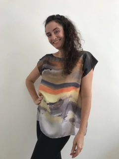 Camiseta Kaftan Cetim Sunset  - buy online