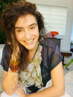 Camiseta Básica Vual de Malha Hortencia Cinza - buy online