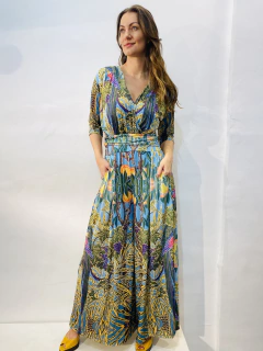 Macacão Sereia Jersey Arara Verde on internet