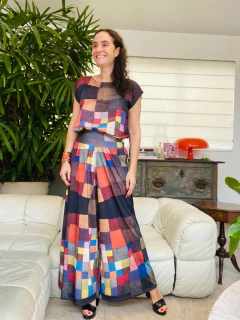 Camiseta Kaftan Cetim Paul Klee