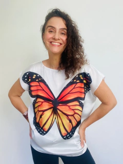 Camiseta Kaftan Cetim Farfale - comprar online