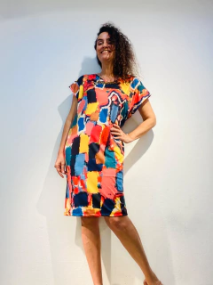 Vestido Kaftan Jersey Fabienne - ALESSA