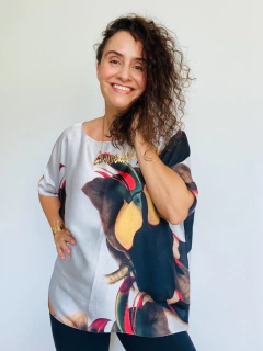 Camiseta Morcego Cetim Tucano - ALESSA