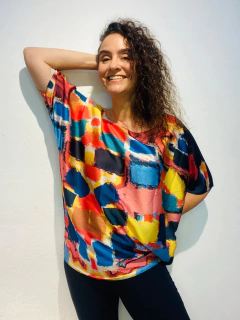 Camiseta Morcego Cetim Fabienne on internet