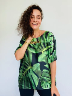 Camiseta Morcego Cetim Costela de Adão Preta - buy online