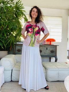 Camiseta Básica V Jersey Calla Vermelha - buy online