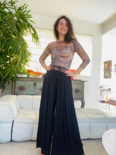 Blusa Pele Tule Paul Klee Cinza - online store