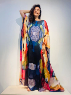 Vestido Maxi Longo Cetim Kupkla