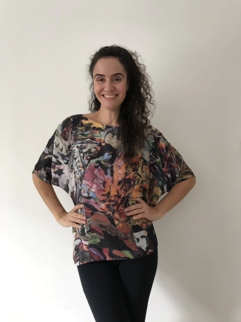 Camiseta Morcego Cetim Mármores 