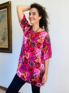 Camiseta Básica Cetim Le Rose - ALESSA