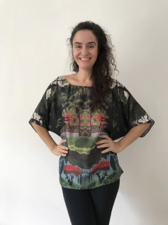 Camiseta Morcego Cetim Floresta  - buy online