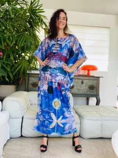 Camiseta Maxi Morcego Paul Klee Azul