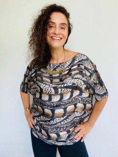 Camiseta Morcego Cetim Faisão Corrido - buy online