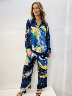 Imagem do Calça Elástico Crepe Mundo