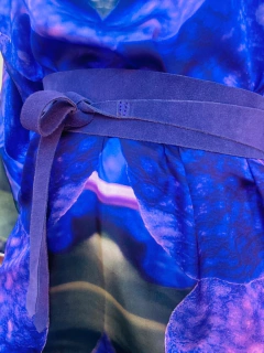 Faixa de Camurça Roxo