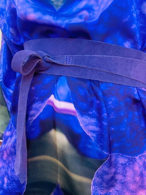 Faixa de Camurça Roxo