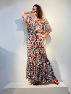 Image of Blusa Cigana Chiffon Borboletas