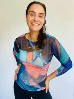 Blusa Pele Tule Moinho Invert - buy online