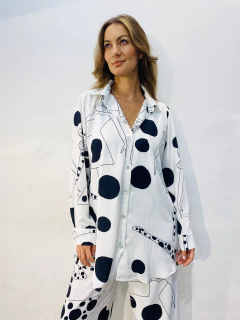 Camisa Social Crepe Colombina