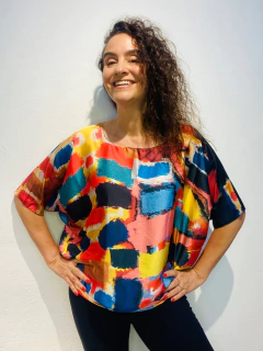 Image of Camiseta Morcego Cetim Fabienne