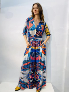 Macacão Sereia Jersey Arabesco