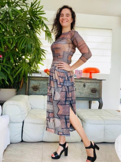 Saia Reta Jersey Paul Klee Cinza na internet