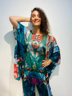 Camiseta Maxi Cetim Joan Green - comprar online