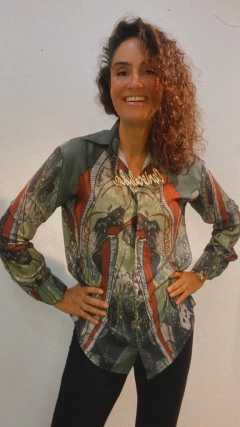 Camisa Social Crepe Jardim Oriente - comprar online