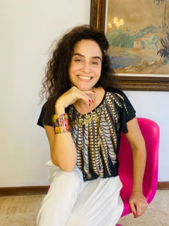 Camiseta Kaftan Cetim Royale Faisão Preto