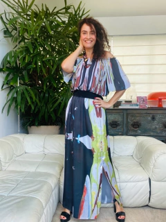 Blusa Cigana Crepe Ganesha - comprar online