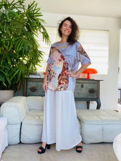 Camiseta Básica Seda Cúpula - ALESSA