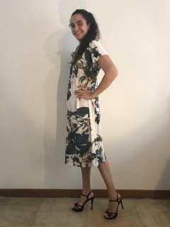 Vestido Curto Kaftan Jersey Birds na internet