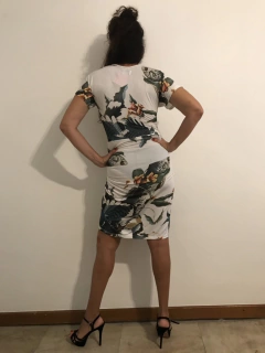 Vestido Torcido Jersey Birds  - buy online